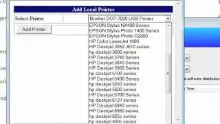 Add Local Printer Win7