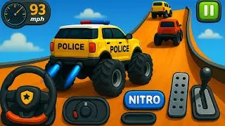 Monster Truck Mega Ramp Impossible Driver - Car Extreme Stunts GT Racing - Android GamePlay 04