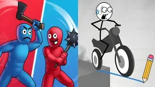 Who Dies Last? VS Draw Bridge Puzzle - Max All Levels Speedrun Android iOS ep 1