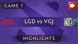 LGD-GAMING vs Team VGJ [Game 1] Masters Manila 2017 - Dota Highlights