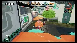 Splatoon: Rushing to the podium in Rainmaker (1-1, Carbon Roller Deco)