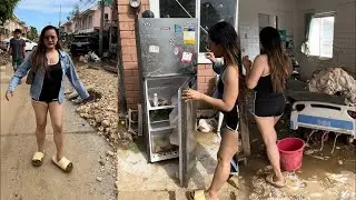 Still evacuating after signal #4 typhoon destroyed Cebu and our house 😭