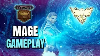 Ashes of Creation Mage Leveling! (action combat mode) AoC gameplay