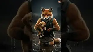 Puppy 🐶 ❤️ 🦊 fox
