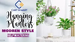 Cart in Mart Hanging Planters Flower Pots Indoor Outdoor