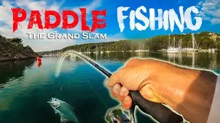 PEZ al PRIMER LANCE ⭐ [Pesca ROCKFISHING desde PADDLE SURF] 𝙏𝙝𝙚 𝙂𝙧𝙖𝙣𝙙 𝙎𝙡𝙖𝙢 #𝟑 | Lured Vlog 144