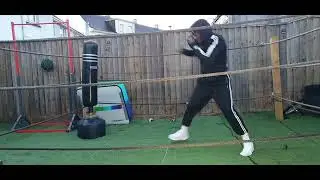 Oneface Mapacha  - MUAY THAI BOXING FITNESS AND ACROBATICS TRAINING TIME AT HOME GYM 