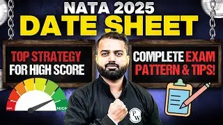 Crack NATA 2025 Like a Topper! 💯 | Complete Exam Strategy