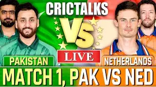 🔴 PAK v NED,Cricket Live Match Today, World Cup 2nd Innings Live Cricket Scores, Commentary
