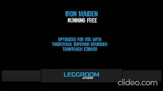 Iron Maiden -  Running Free - Bass and Drums Midi Cover