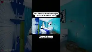 desain kamar tidur #minimalist dengan KM dalam #desaininterior #interiordesign #desainkamar