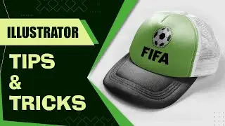 ⚽ FIFA Cap & Logo Design in Adobe Illustrator and Mockup in Photoshop || Tips & Tricks for Beginners
