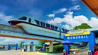 Magic Kingdom Express Monorail Full Ride 2025 | Walt Disney World