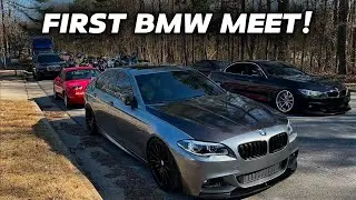 FIRST CAR MEET WITH MY MODDED BMW F10 535i !!