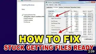 How To Fix Stuck Getting Files Ready For Installation (Windows Freezes)
