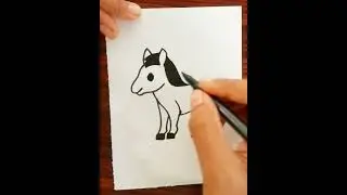 How To Draw A Zebra For Kids | Easy Drawing For Kids Step By Step #shorts #drawing #zebra #easy #art