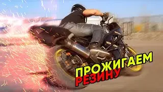 НАЧАЛО МОТО СЕЗОНА 2016 ПРОЖИГ РЕЗИНЫ СТАНТ СK STUNT CREW | СK STUNT CREW  SEASON BEGINNING 2016