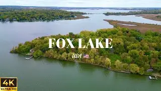Fox Lake's islands | Illinois, USA | Cinematic Drone Video [4k]