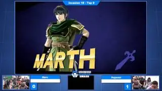 Invasion 18 - Loser's Top 8: Hero (Cloud) vs Pugwest (Marth)