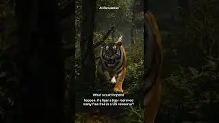 What If a Tiger Roamed Free in a US Reserve? Ai Simulation