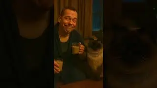 Funny Christmas cat chaos with Giz 🤣🎄 New Ivory Haven music out now! #NewfoundlandChristmasMusic