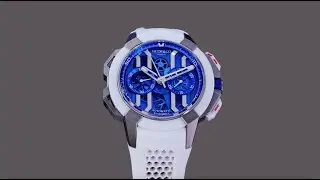 Часы Jacob & Co. Epic X Chrono Titanium с синим минеральным циферблатом