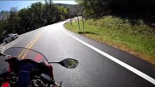 Honda VFR800 Beautiful HWY43 Ozark Mountains Arkansas