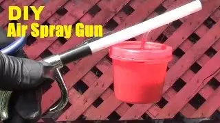 Воздушный краскопульт своими руками