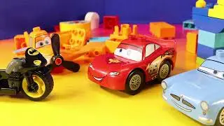 Disney Cars Lightning McQueen Goes To Carnival With Superheros Spider-man And Batman