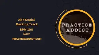 Ab Dominant 7 (Ab7) Modal backing track for Music Practice