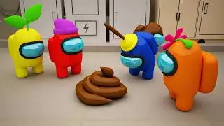 AMONG US POOP! / 4838 / IMPOSTOR POOPED EVERYWHERE! / THE FUNNIEST ANIMATIONS! / #game #memes #funny