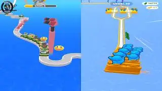 Cart Crash vs Runner Coaster | Fun Games | Android Gameplay