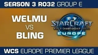 Welmu vs. BlinG - Group E Ro32 - WCS Europe Season 3 - StarCraft 2
