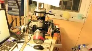 Rottor Arrny Gimbal( RC Control test with Futaba T8FG)