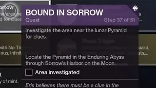 HOW TO GET TO ENDURING ABYSS - PYRAMID LOCATION & INVESTIGATION GUIDE - BOUND IN SORROW [DESTINY 2]