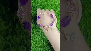 Balance your soul and sparkle your style ✨ Amethyst x Swarovski #HealingCrystal #SpiritualStyle
