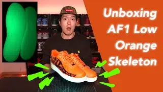 Unboxing Nike Air Force 1 Low &ldquo;Orange Skeleton&rdquo;