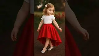 baby skirt cutting and stitching full tutorial #babyclothes #fashion #shortvideo