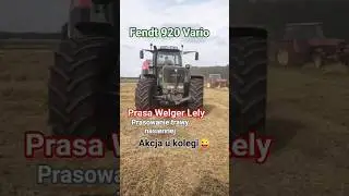Fendt 920 Vario tms i prasa Welger Lely