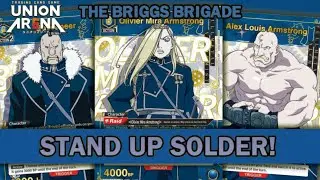 Fullmetal Alchemist - Union Arena Gameplay - Testing out Blue Briggs AP Combo Deck