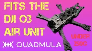 This 3 Inch Micro Frame Will Fit the New DJI Air Unit O3// Quadmula Siren F3