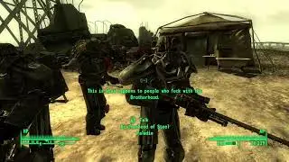 Fallout 3: Brotherhood of Steel successful capture of Fort Bannister