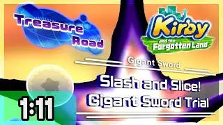 Kirby and the Forgotten Land | World 5 Gigant Sword Treasure | 100% All Objective #letsplay #shorts