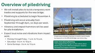 SR 520 Portage Bay Project: October 2024 construction update