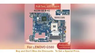 Latest 90001506 For LENOVO G580 LA-7981P 11S90001506ZZ SLJ8E N13M-GE-B-A2 DDR3 Notebook motherboard