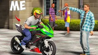 Stealing BIG BIKES From a Rich Gangster sa GTA5