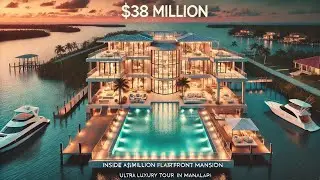 Inside a $38 Million Florida Waterfront Mansion | Ultra Luxury Home Tour in Manalapan