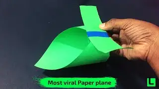Most viral paper plane experiment| Flying like a bird