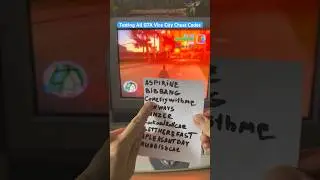 Testing All GTA Vice City Cheat Codes #gtavicecity #cheatcodes #shorts #throwback #retrogames