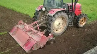 2019.02.02（苗栗竹南）野馬EG83曳引機翻土